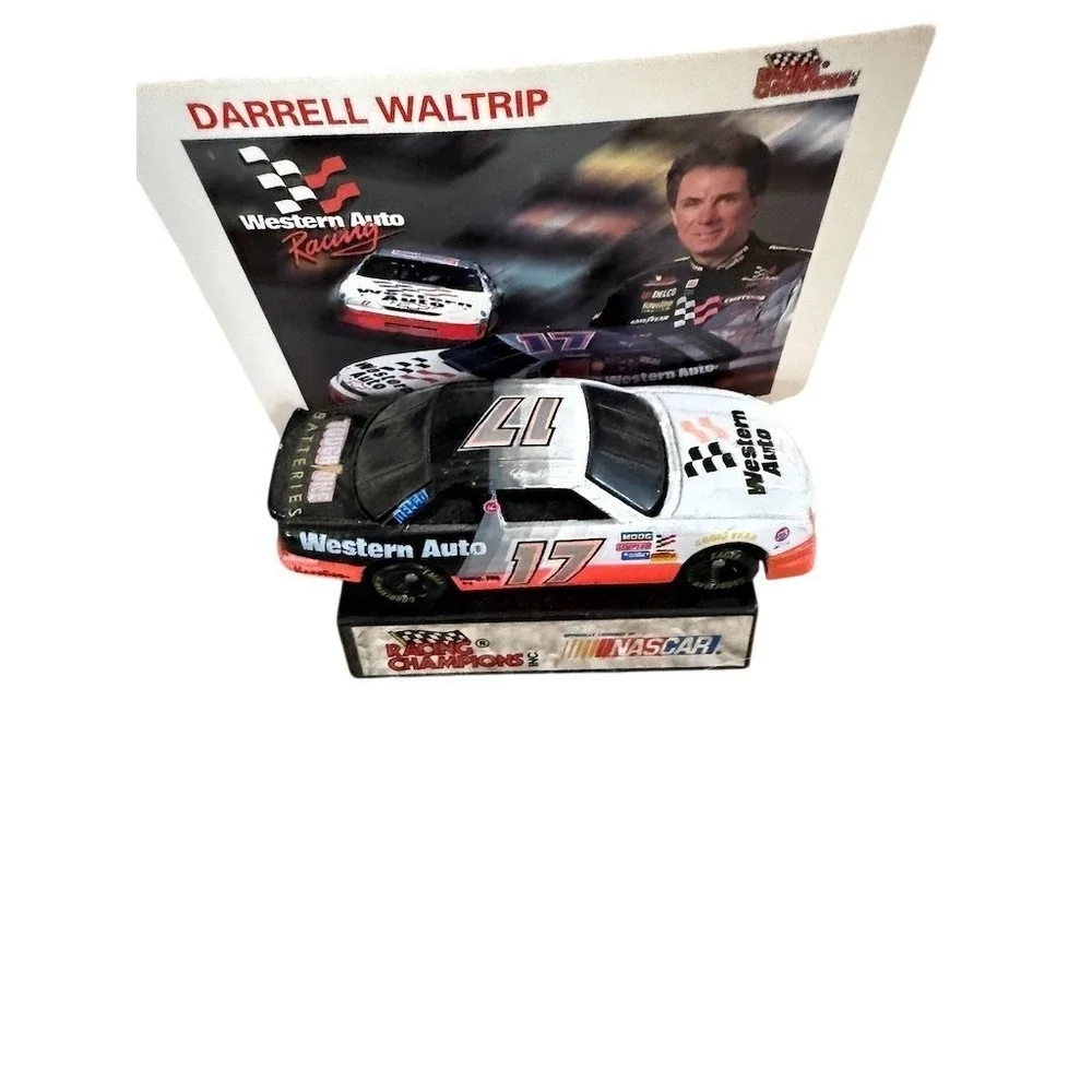 Racing Champions NASCAR Darrell‎ Waltrip #17 Western Auto Diecast Car Stand
